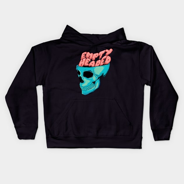 Empty Headed Kids Hoodie by clownshop